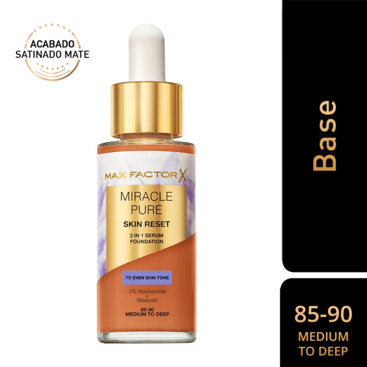 MAX FACTOR - Base de Maquillaje Miracle Pure Skin Reset 30ml Max Factor