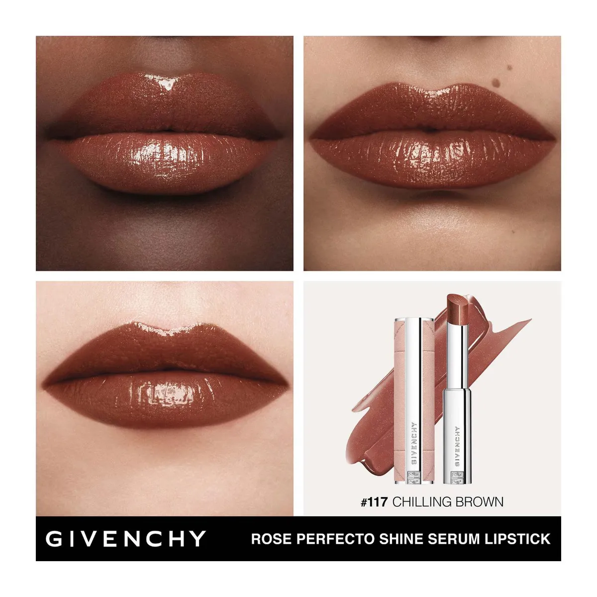 GIVENCHY - Nuevo Bálsamo Labial Rose Perfecto Shine