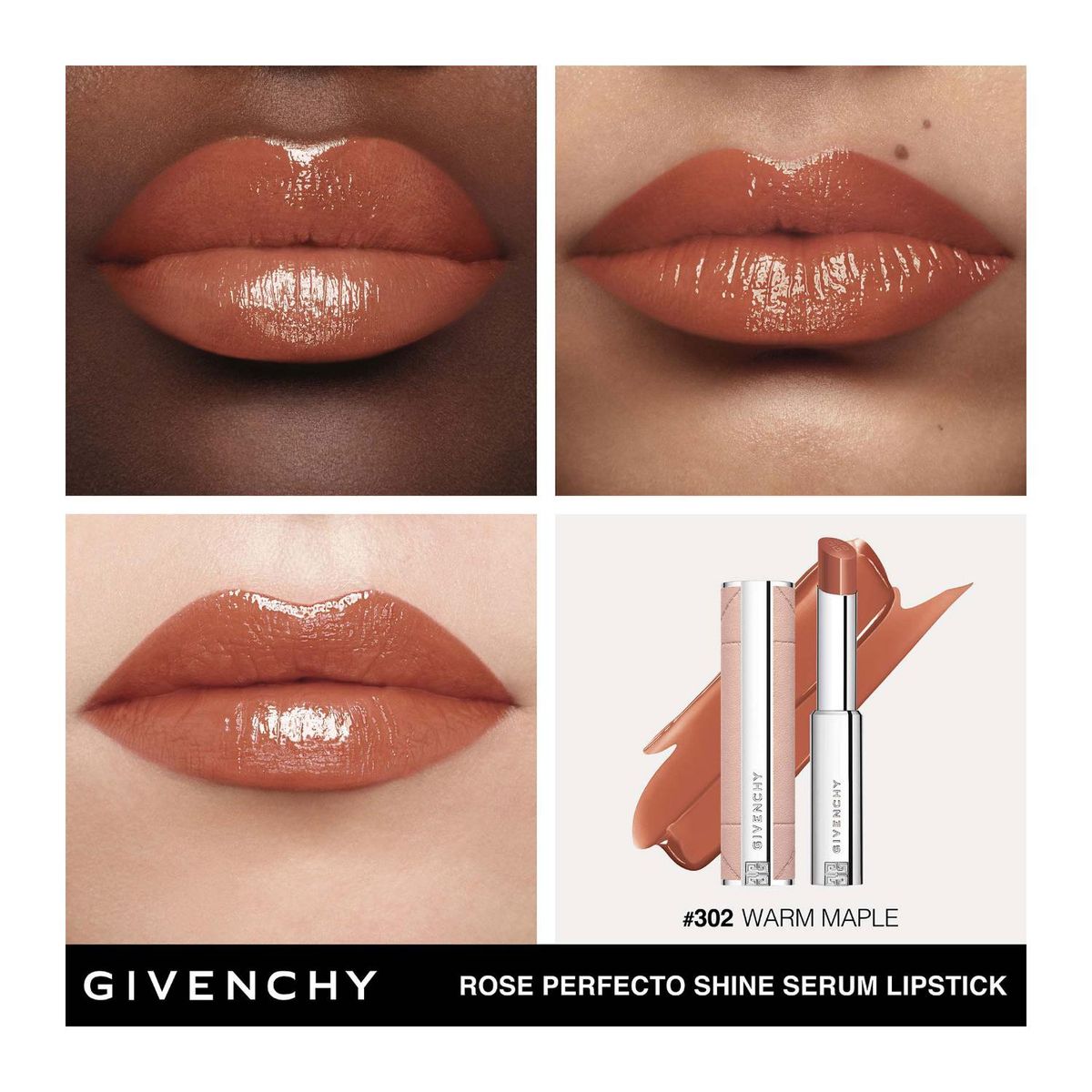 GIVENCHY - Nuevo Bálsamo Labial Rose Perfecto Shine