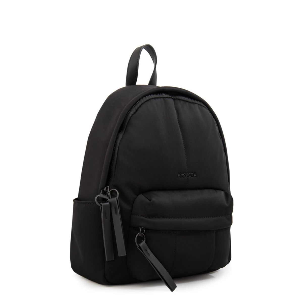 AMPHORA - Mochila  Guyana Negro Y Textura Amphora
