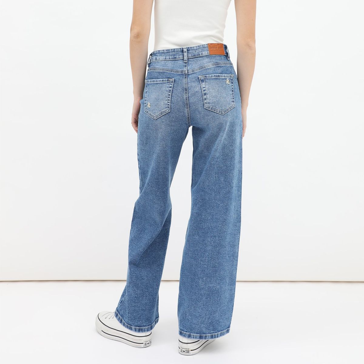 AMERICAN ABBEY - Jean Straight Algodón Mujer American Abbey