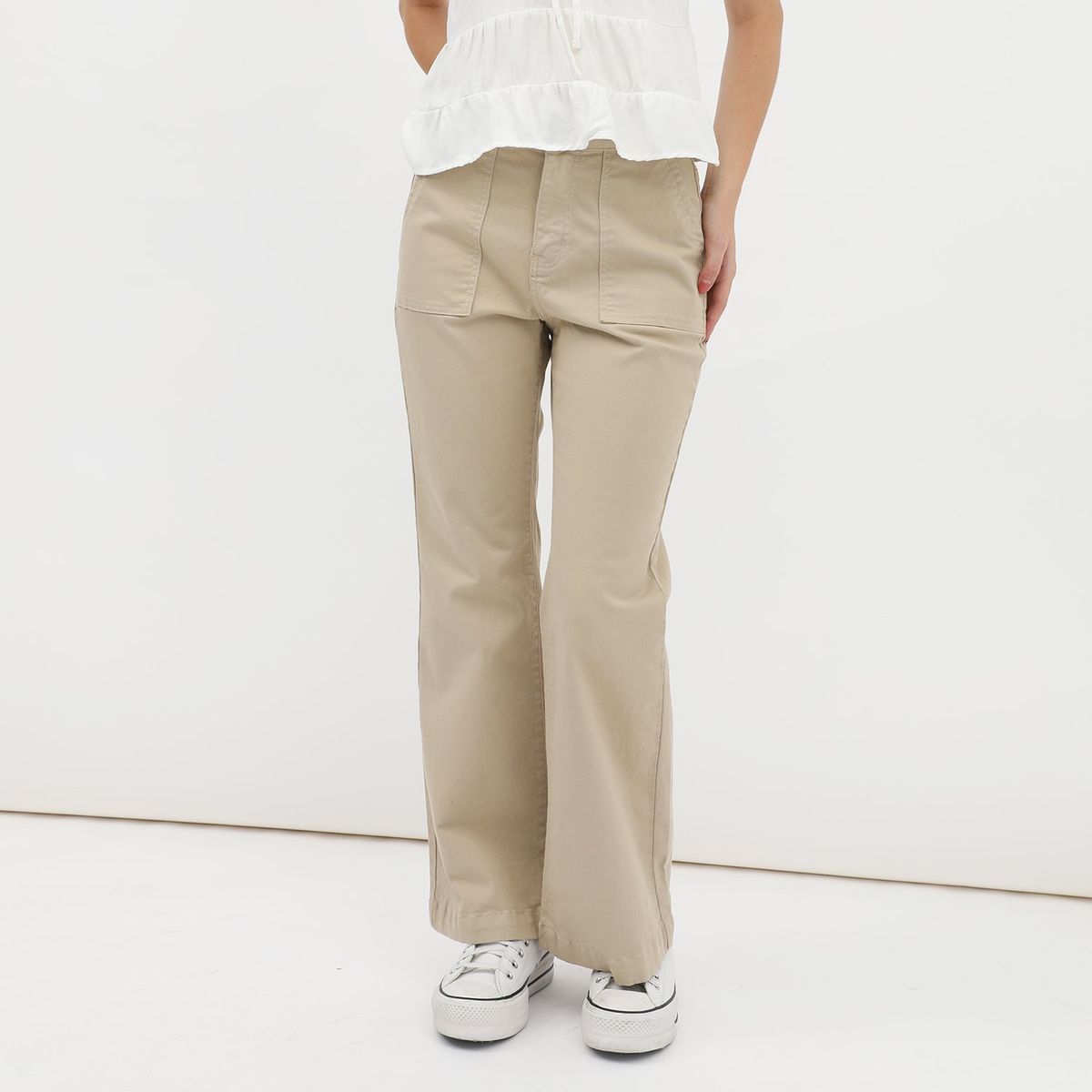 DOO AUSTRALIA - Pantalón Flare Algodón Mujer Doo Australia