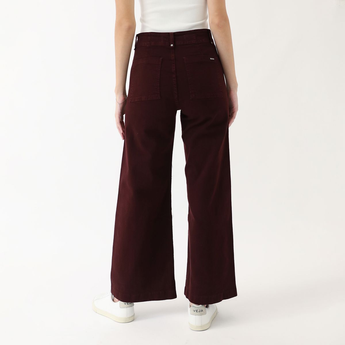 KAYRA POBLET - Jean Wide Leg Tiro Alto Mujer Kayra Poblet