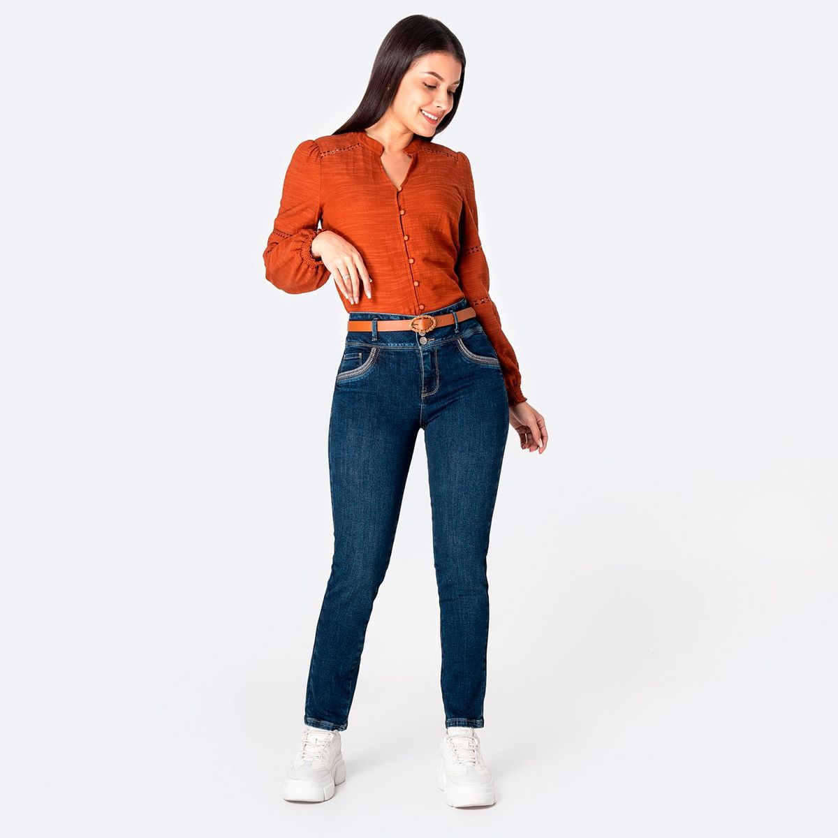 PIONIER - Jean Algodón Mujer Pionier