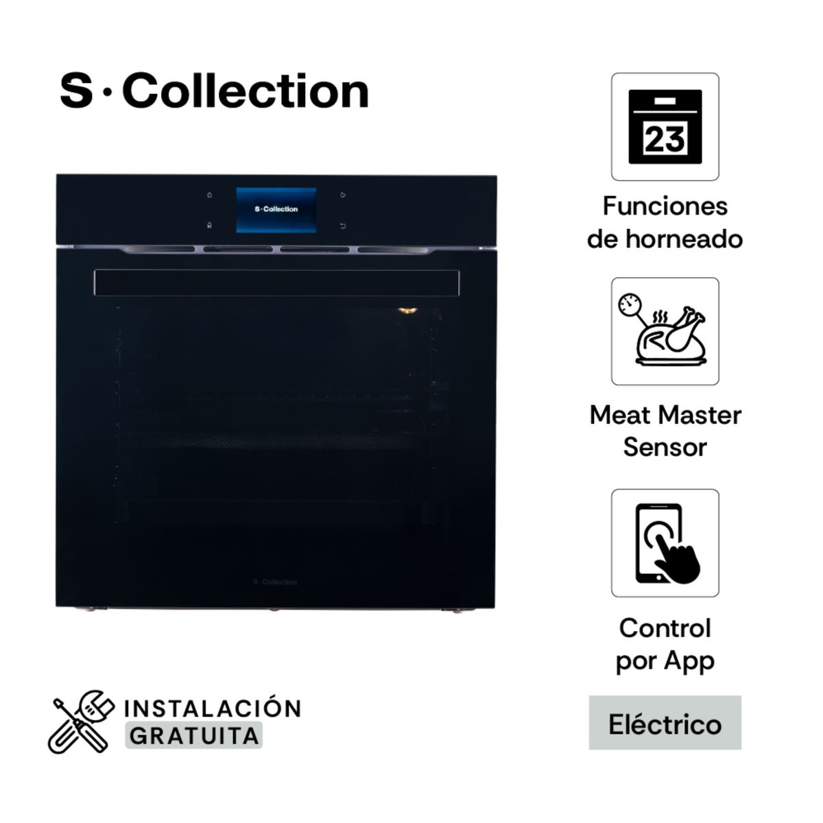 SCOLLECTION - Horno Empotrable Sc Pure Black D3 Tft