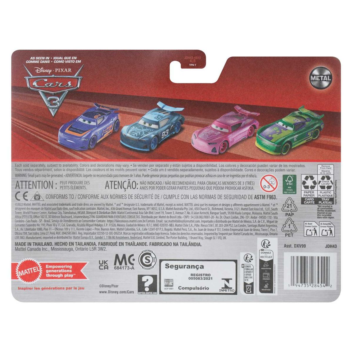 CARS - Pack x 2 Personajes Cars Aleatorio