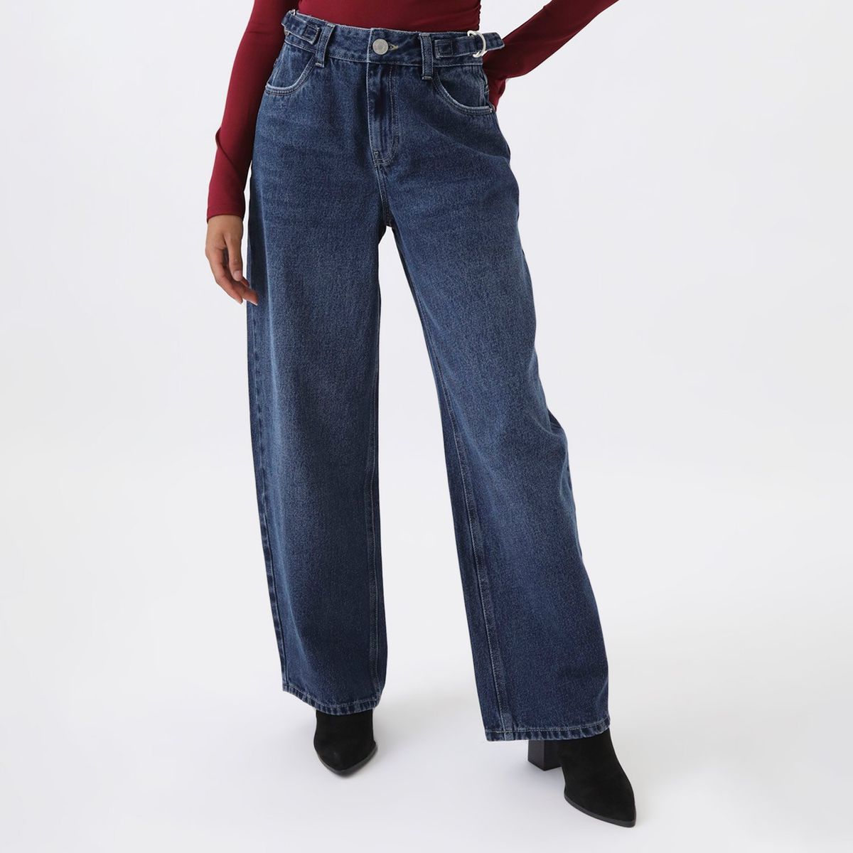 DENIMLAB - Jean Baggy Algodón Mujer Denimlab
