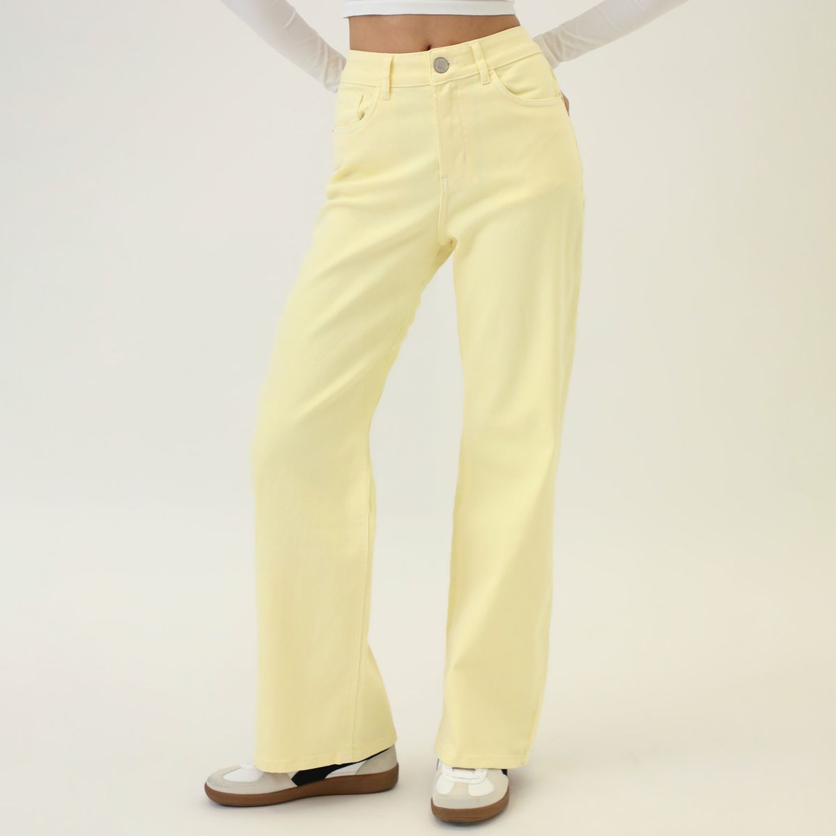 SYBILLA - Pantalón Straight Algodón Mujer Sybilla