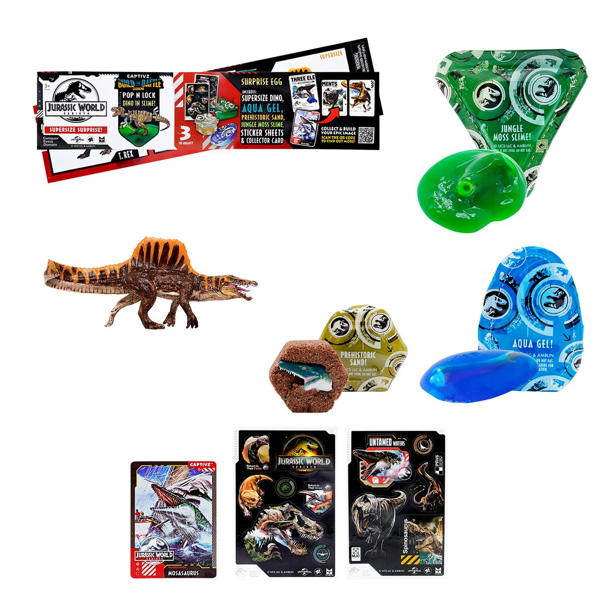 JURASSIC WORLD - Huevo Mediano Con Dinosaurio Y Sorpresas Jurassic World