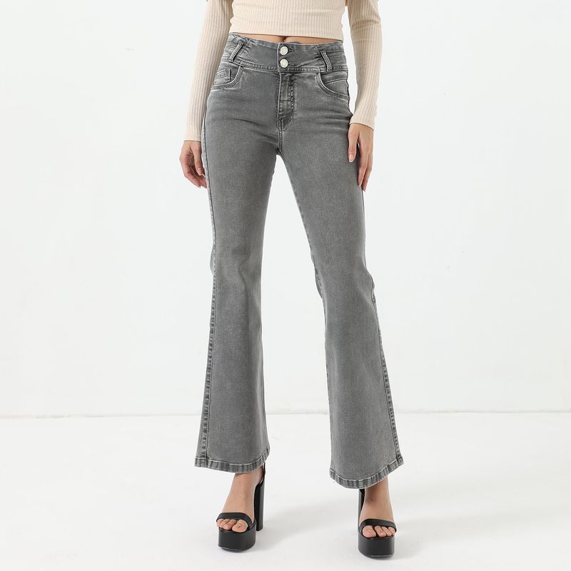 MOSSIMO - Jean Flare Algodón Mujer Mossimo