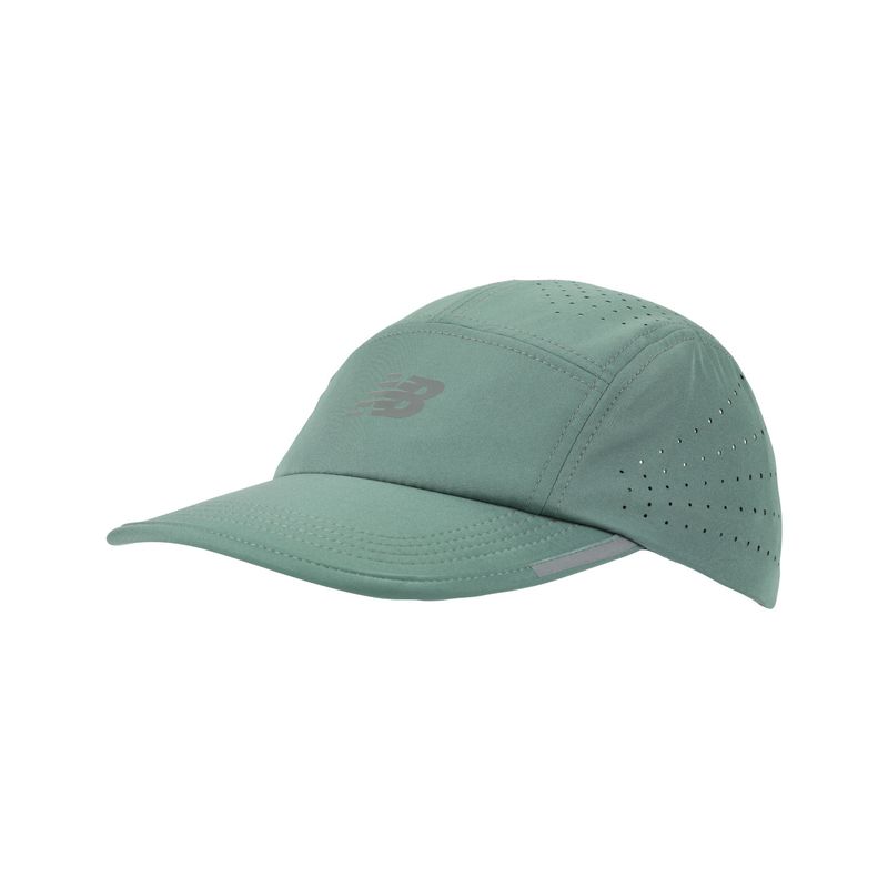NEW BALANCE - Gorro Deportivo Nb Unisex 5 Panel Pro Run Verde