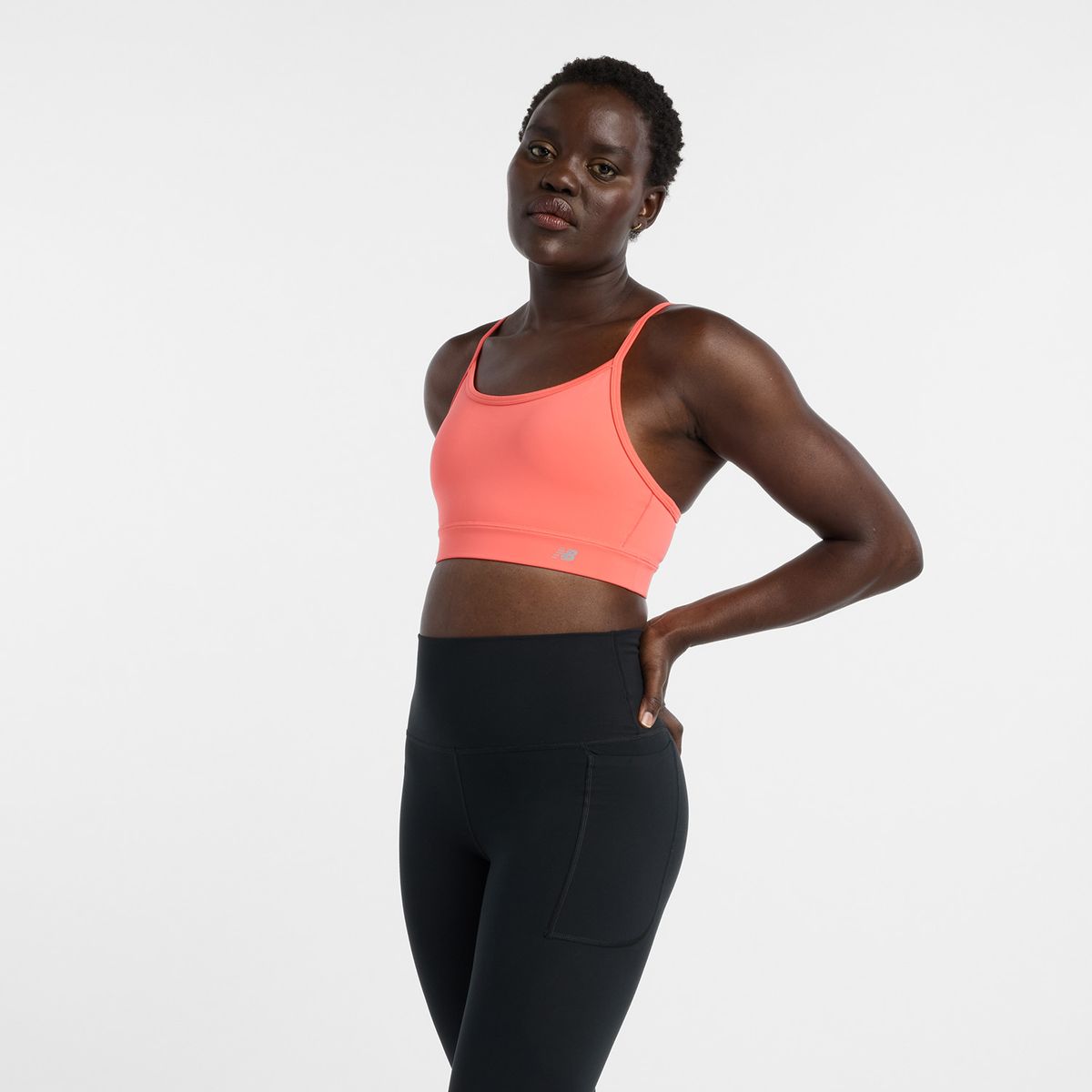 NEW BALANCE - Top Deportivo Mujer Nb Essential Yoga Rosado