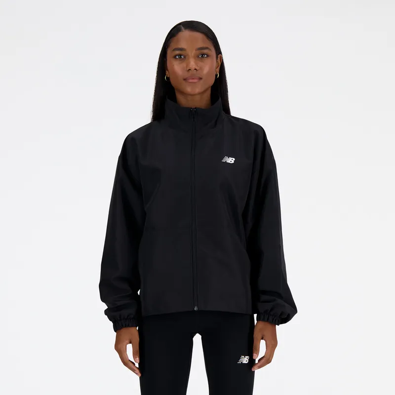 NEW BALANCE - Casaca Deportiva Mujer Sport Essentials Negro