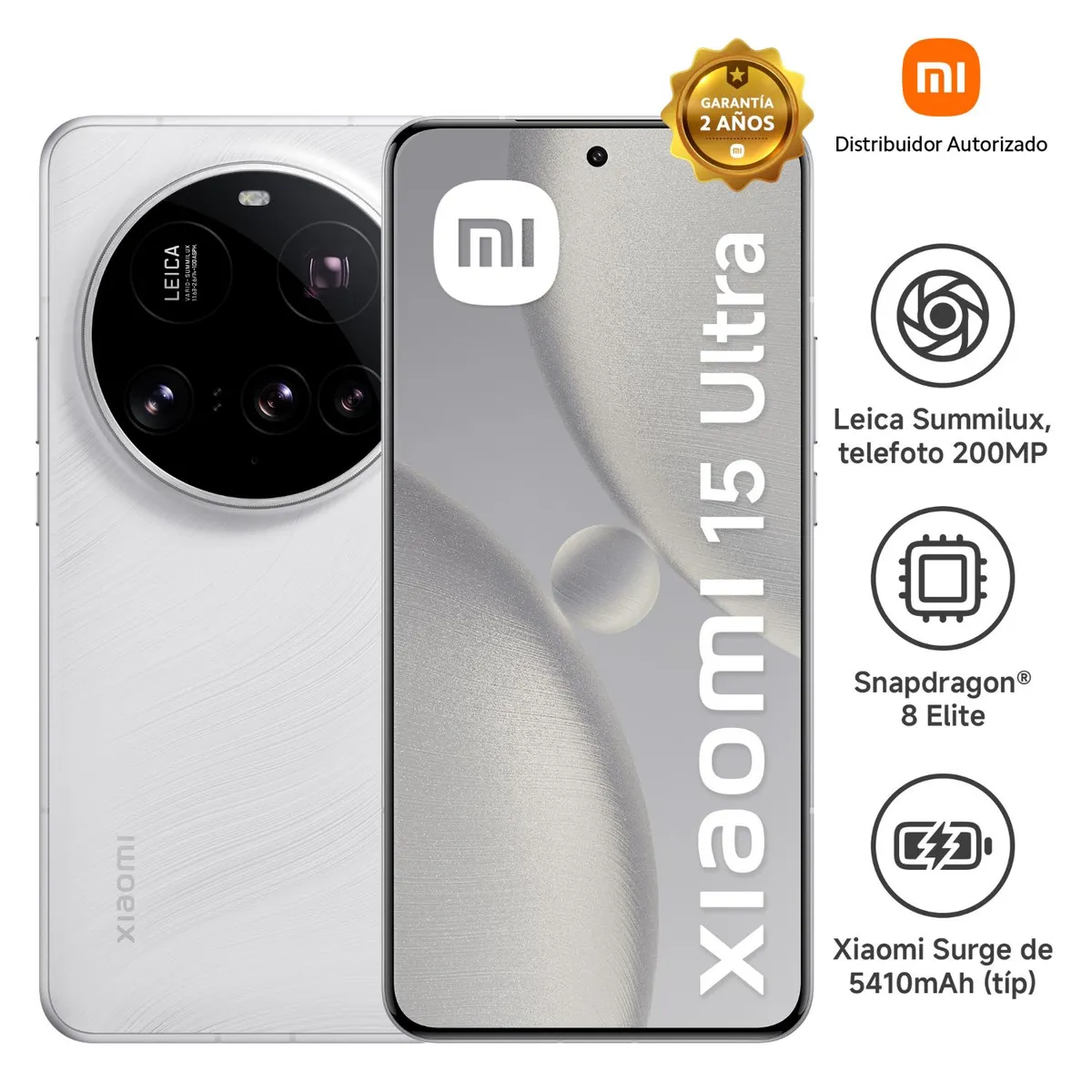 XIAOMI - Celular Xiaomi 15 UltraSilver 16GB + 512GB