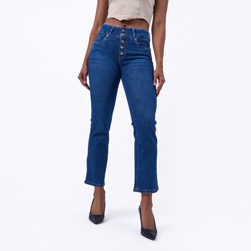 TAYSSIR - Jean Boot Cut Tiro Alto Mujer Tayssir