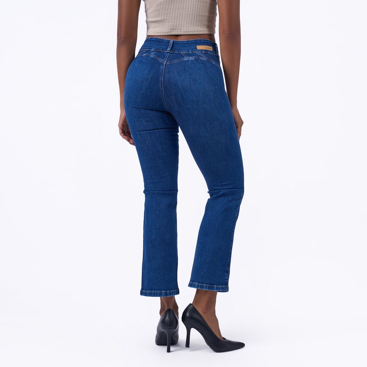 TAYSSIR - Jean Boot Cut Tiro Alto Mujer Tayssir