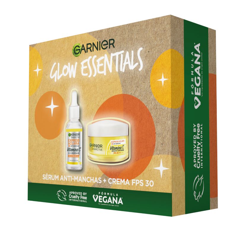 GARNIER - Pack Garnier Vitamina C: Sérum 30ml + Crema Día Fps30 50ml