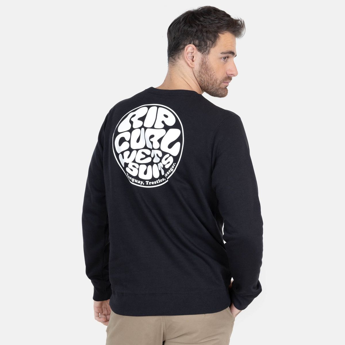 RIP CURL - Polera Cuello Redondo Algodón Hombre  Rip Curl