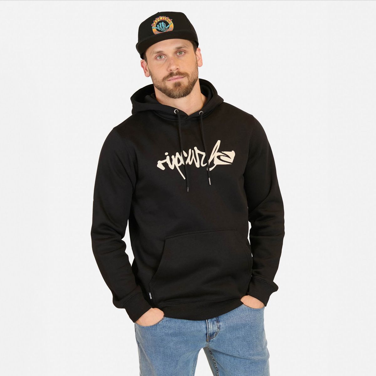 RIP CURL - Polera Canguro Algodón  Hombre Rip Curl