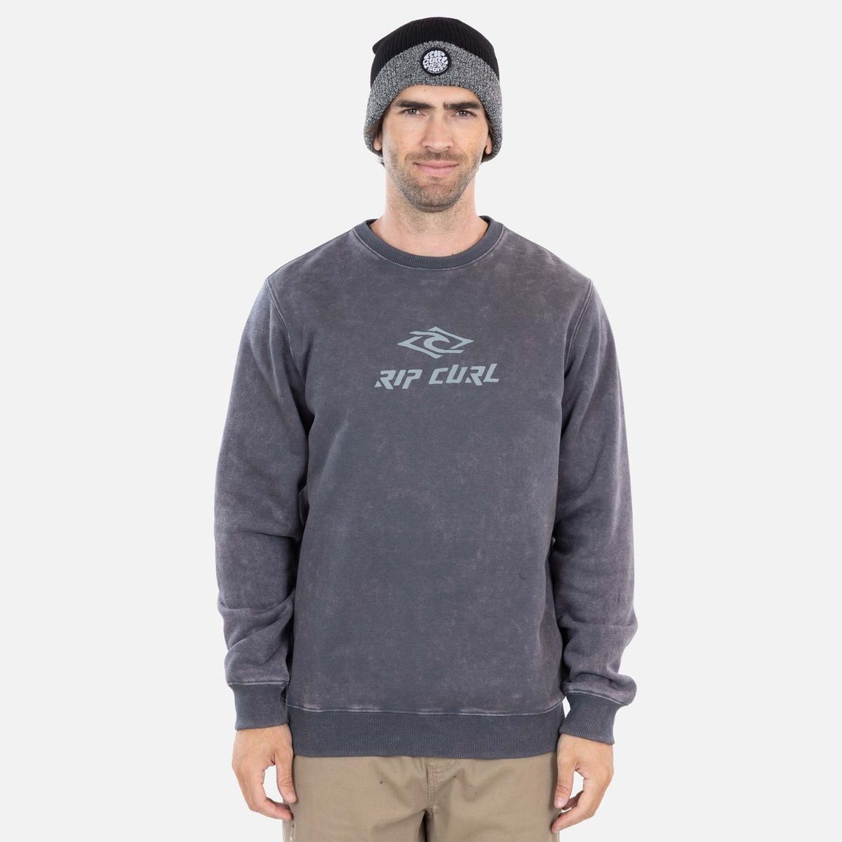 RIP CURL - Polera Cuello Redondo Algodón Hombre  Rip Curl