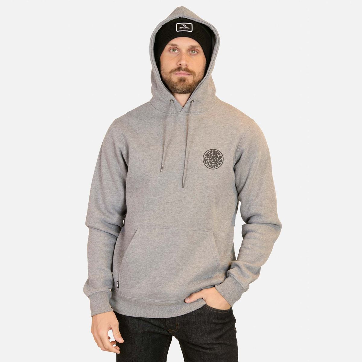 RIP CURL - Polera Canguro Algodón Hombre Rip Curl