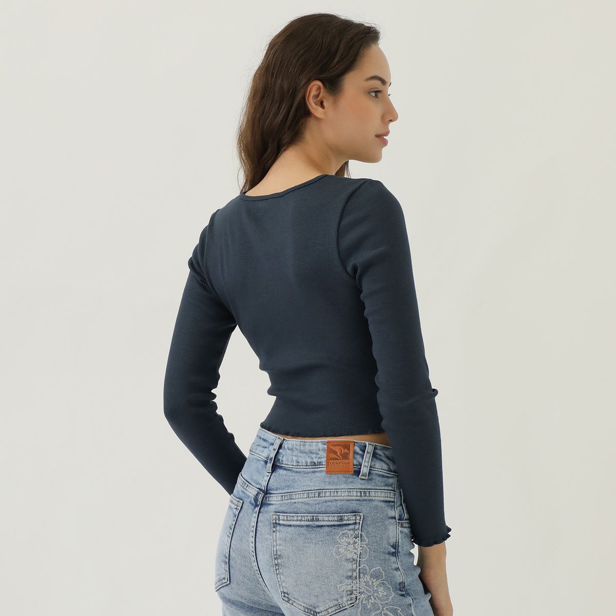 DOO AUSTRALIA - Polo Manga Larga Casual Mujer Doo Australia