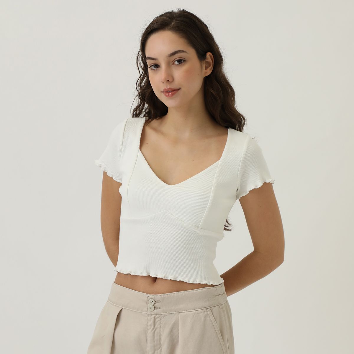 AMERICAN ABBEY - Polo Manga Corta Casual Mujer American Abbey