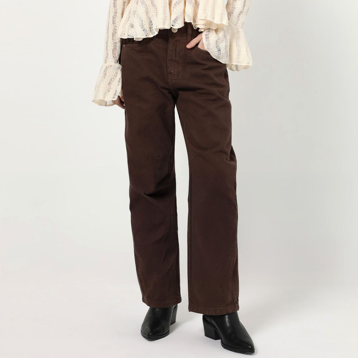 SYBILLA - Jean Barrel Tiro Alto Mujer Sybilla