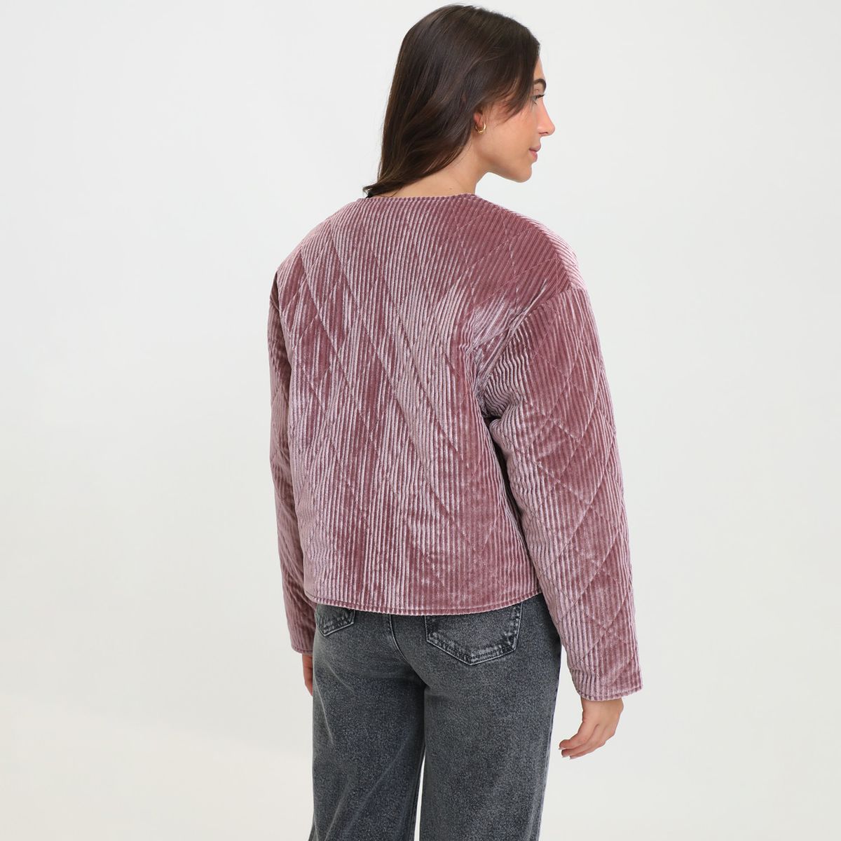 BASEMENT - Casaca Velvet Mujer Basement