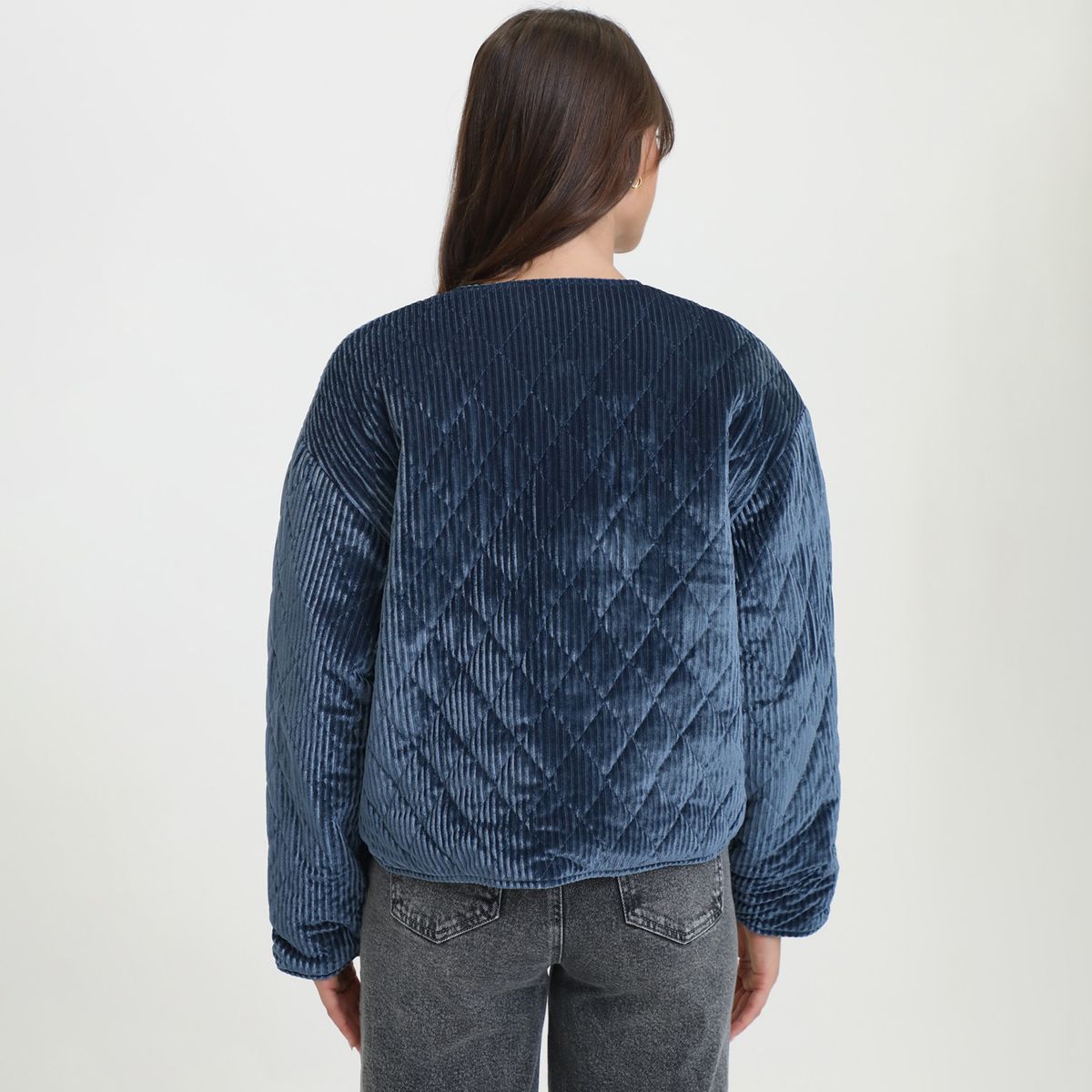 BASEMENT - Casaca Velvet Mujer Basement