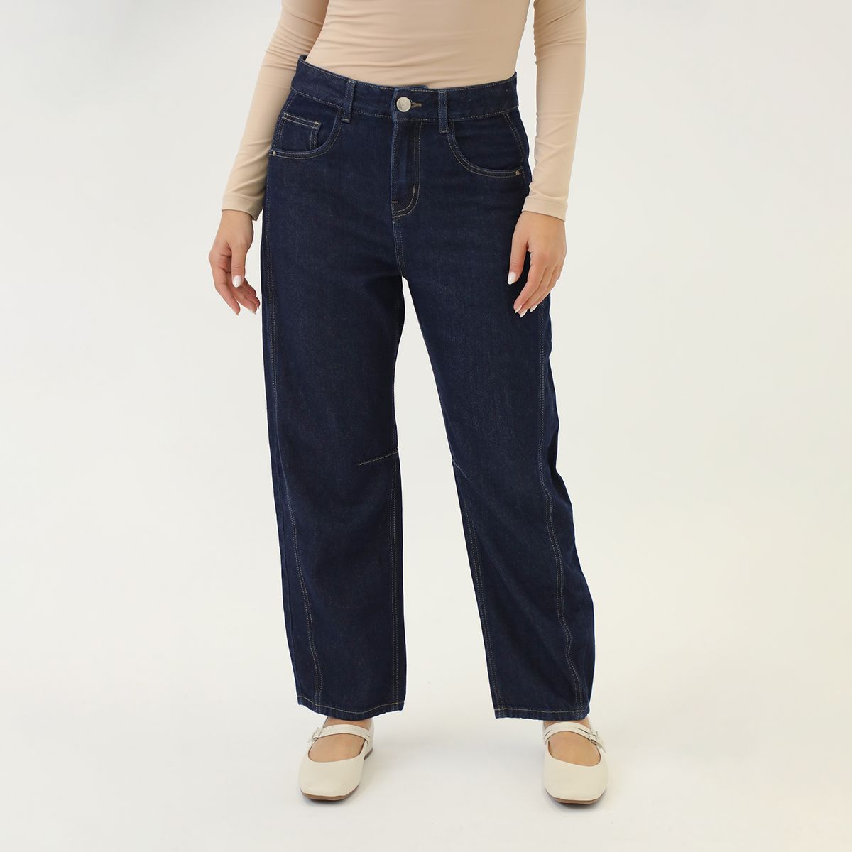 BASEMENT - Jean Balloon Mujer Basement