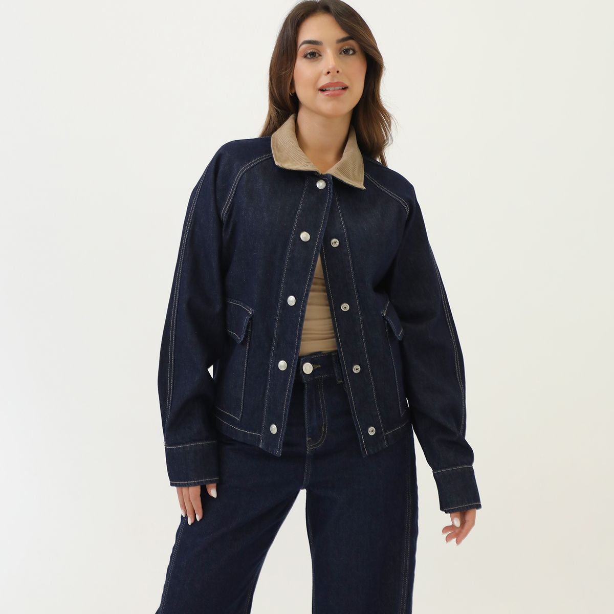 BASEMENT - Casaca de Jean Mujer Basement