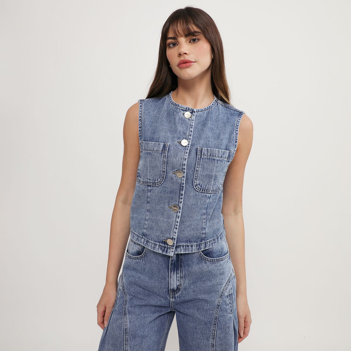 CAPITTANA - Chaleco Denim Mujer FalabellaxCapittana