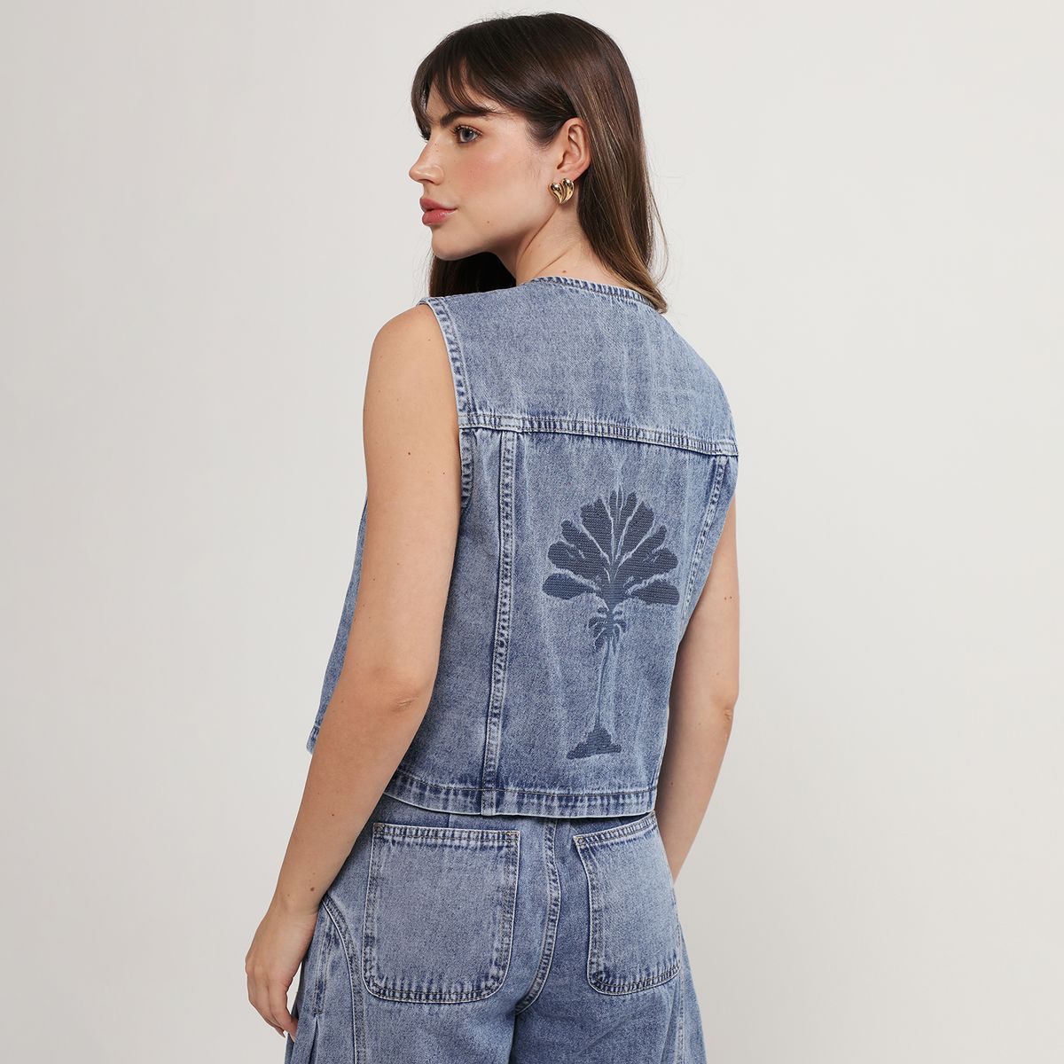 CAPITTANA - Chaleco Denim Mujer FalabellaxCapittana