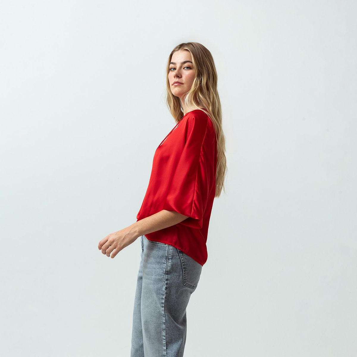 NAF NAF - Blusa Manga Larga Casual Mujer Naf Naf