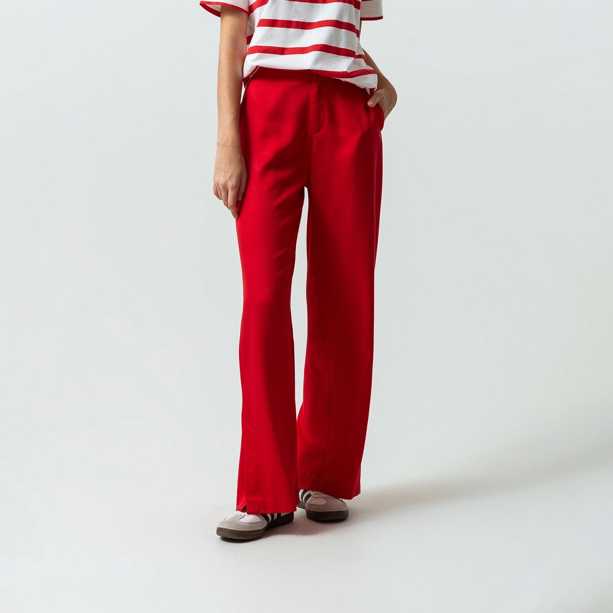 NAF NAF - Pantalón Wide Casual Mujer Naf Naf