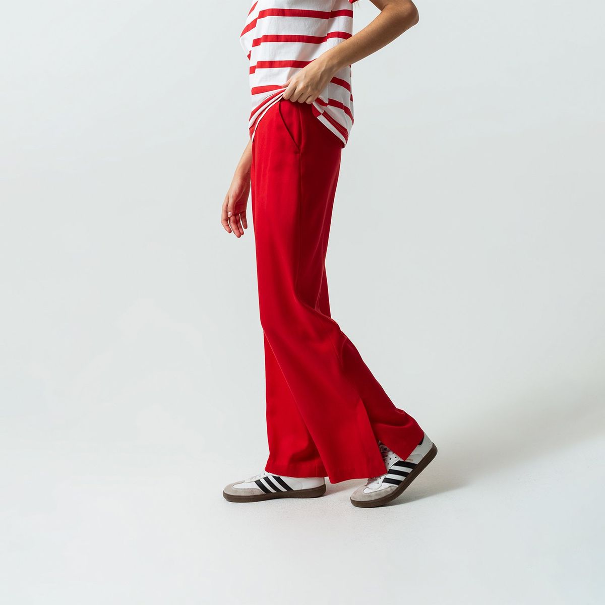 NAF NAF - Pantalón Wide Casual Mujer Naf Naf