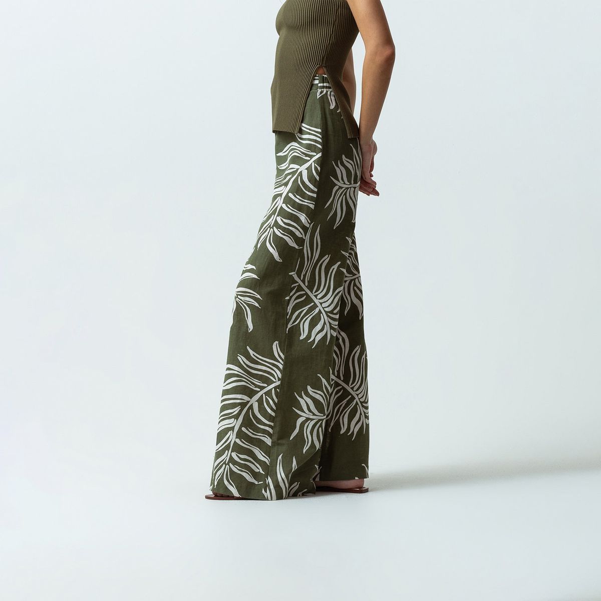 NAF NAF - Pantalón Wide Algodón Mujer Naf Naf