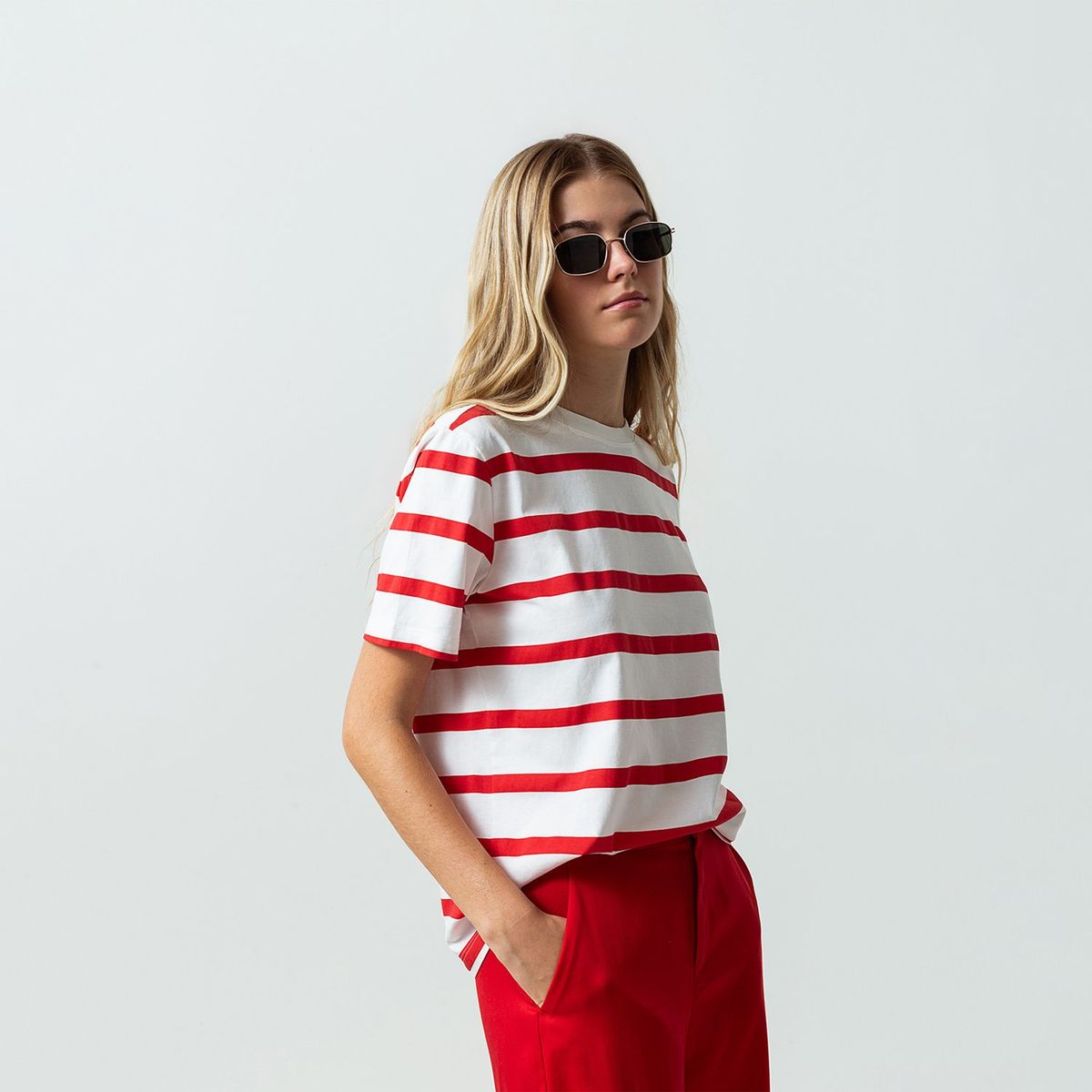 NAF NAF - Polo Manga Corta 100% Algodón Mujer Naf Naf