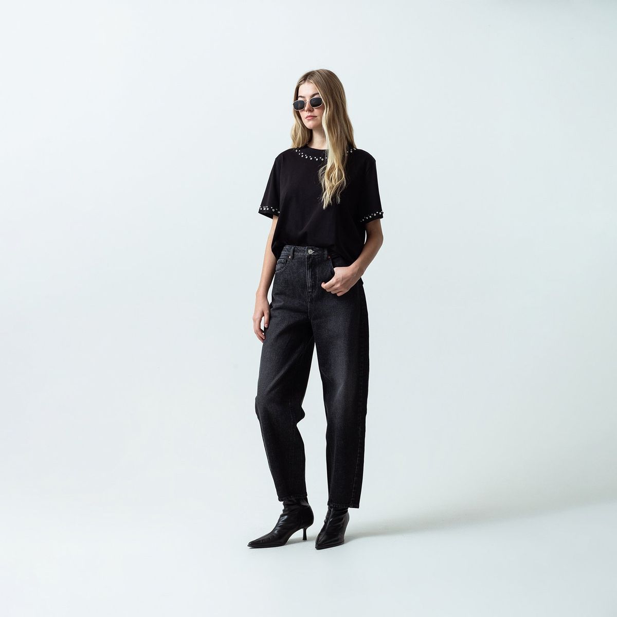 NAF NAF - Polo Manga Corta 100% Algodón Mujer Naf Naf