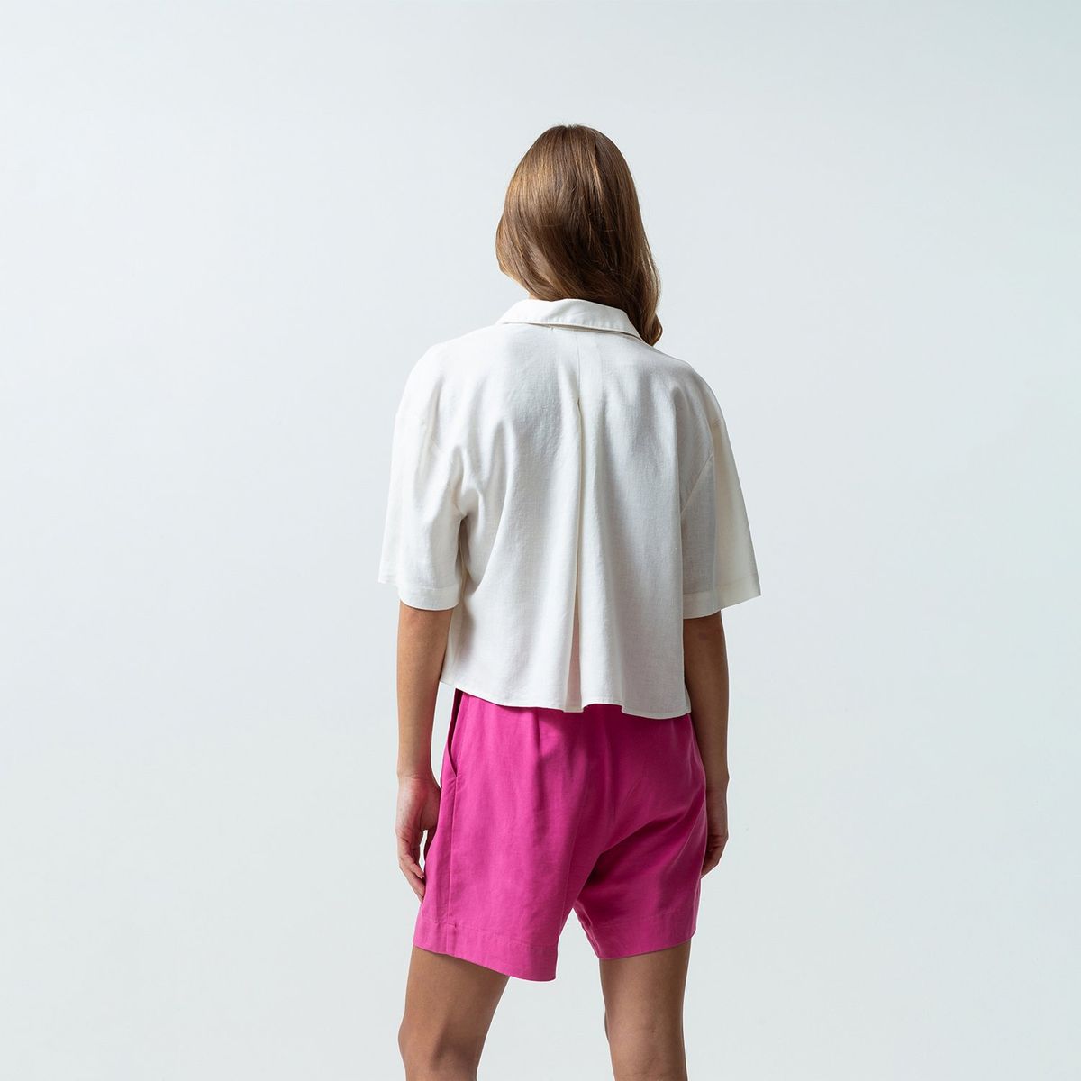 NAF NAF - Blusa Manga Corta 100% Algodón Mujer Naf Naf