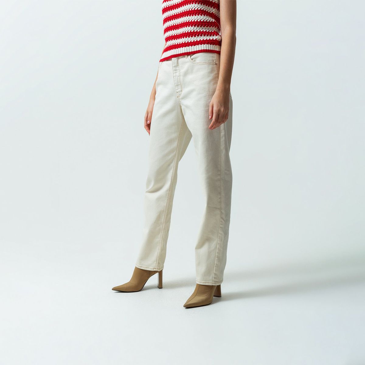 NAF NAF - Pantalón Straight Algodón Mujer Naf Naf