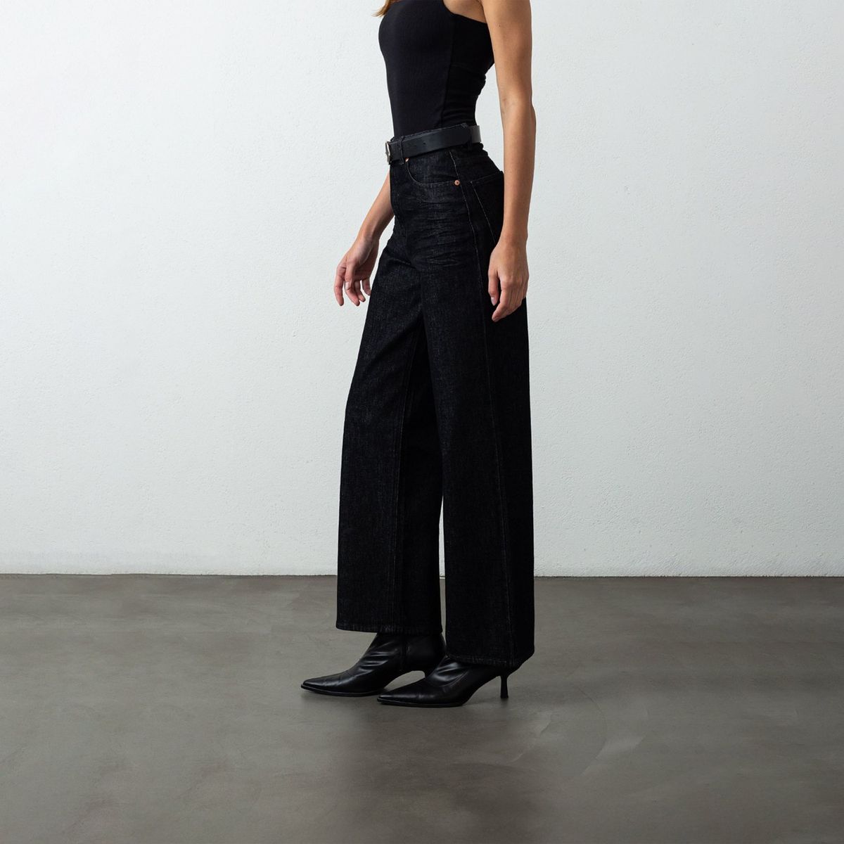 NAF NAF - Pantalón Straight Tiro Alto Mujer Naf Naf