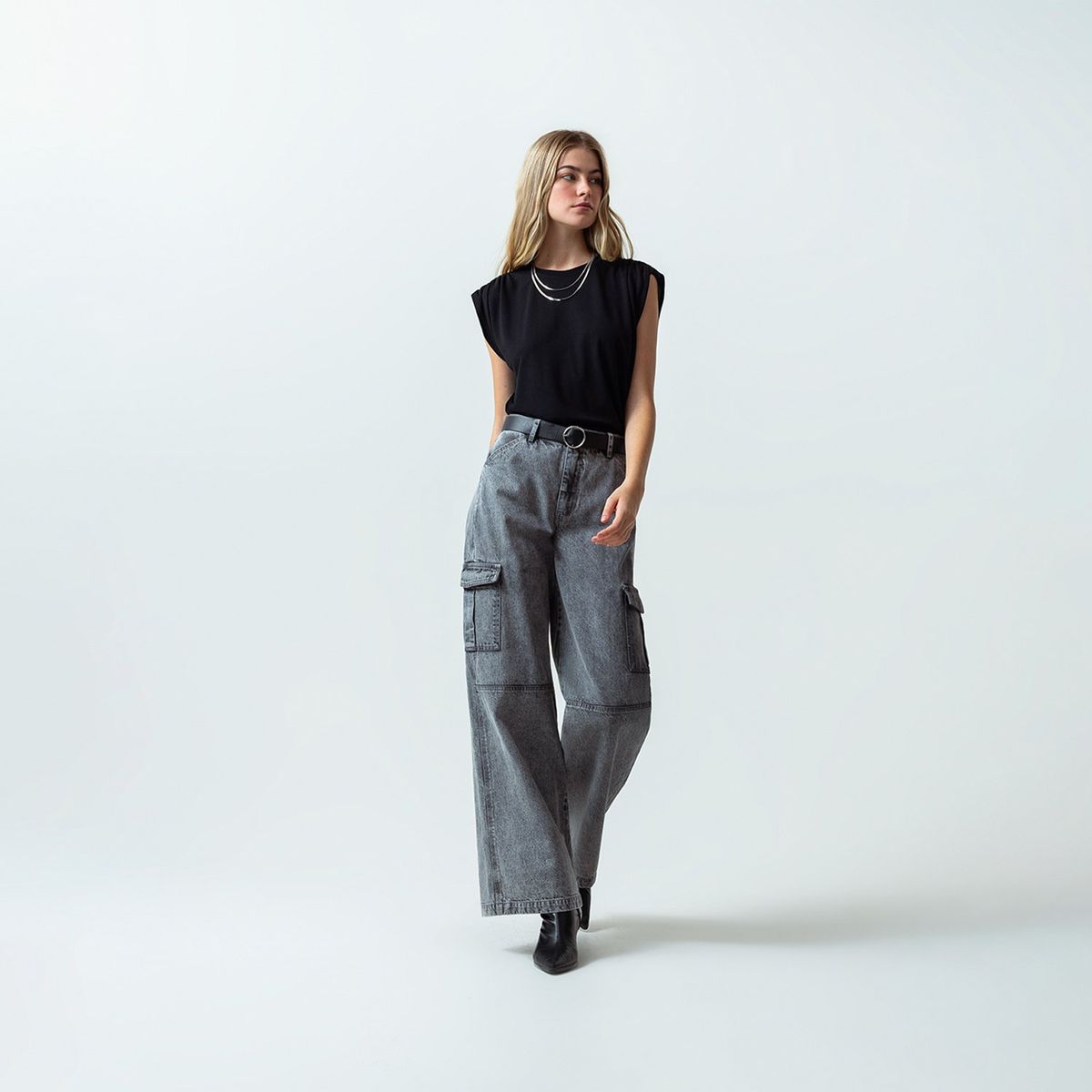 NAF NAF - Polo Sin Mangas Casual Mujer Naf Naf