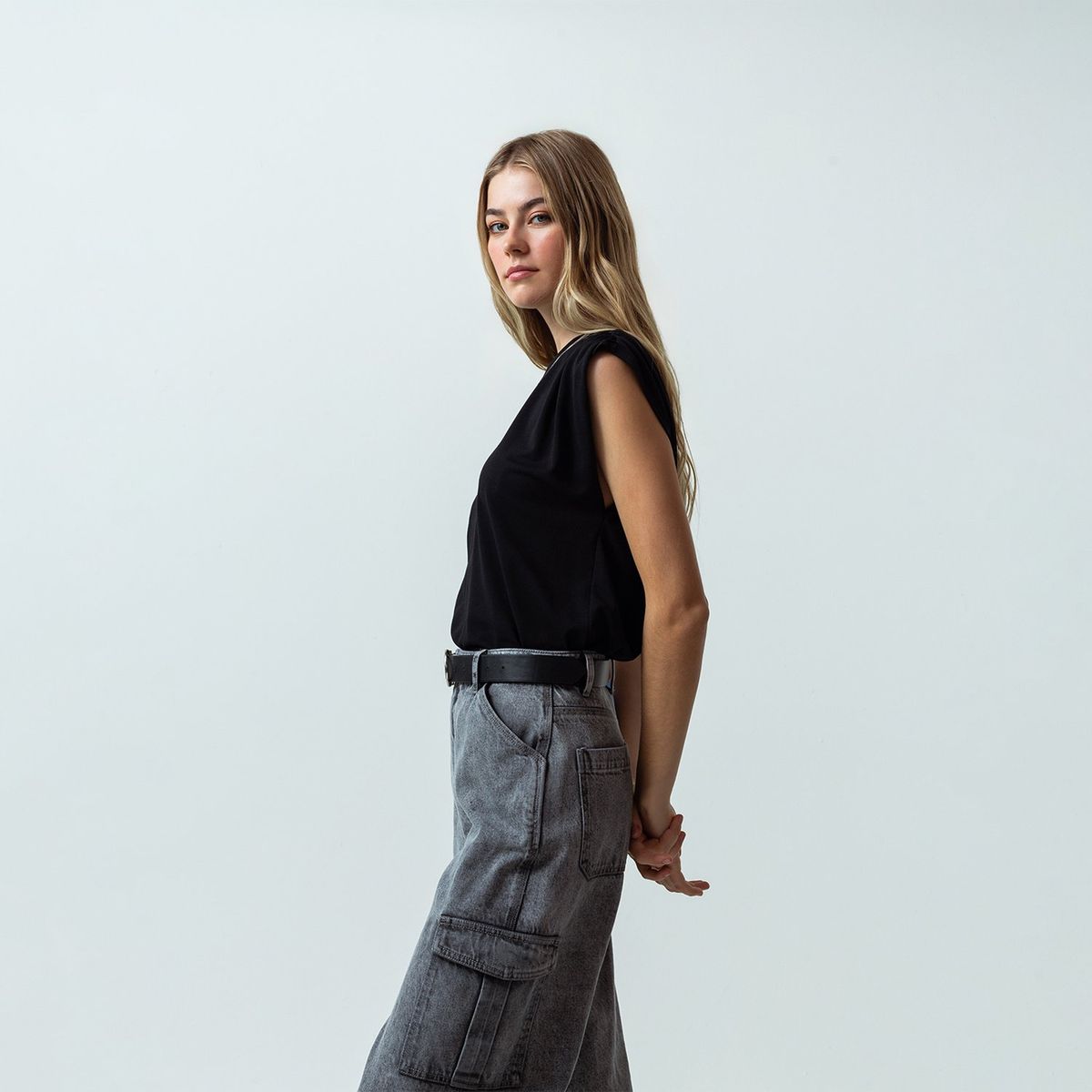 NAF NAF - Polo Sin Mangas Casual Mujer Naf Naf