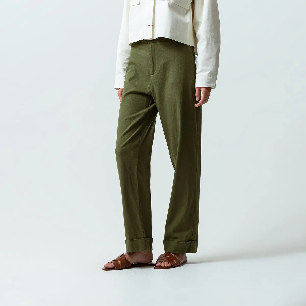 NAF NAF - Pantalón Straight Casual Mujer Naf Naf