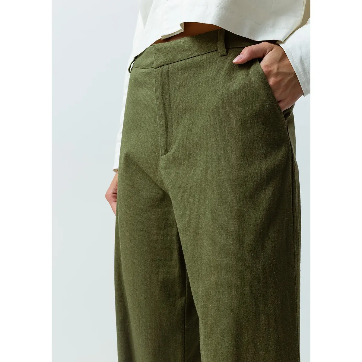 NAF NAF - Pantalón Straight Casual Mujer Naf Naf