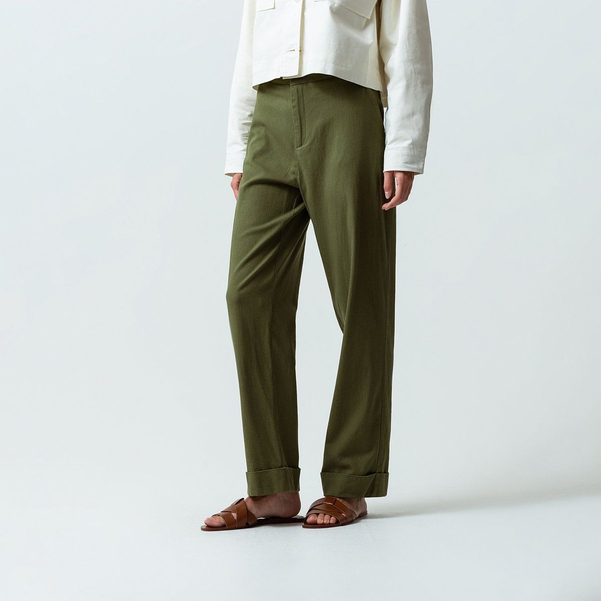 NAF NAF - Pantalón Straight Casual Mujer Naf Naf