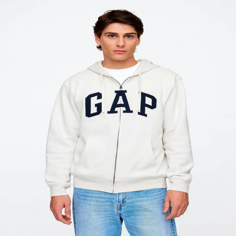 GAP - Polera Logo Full Zip Hombre Gap