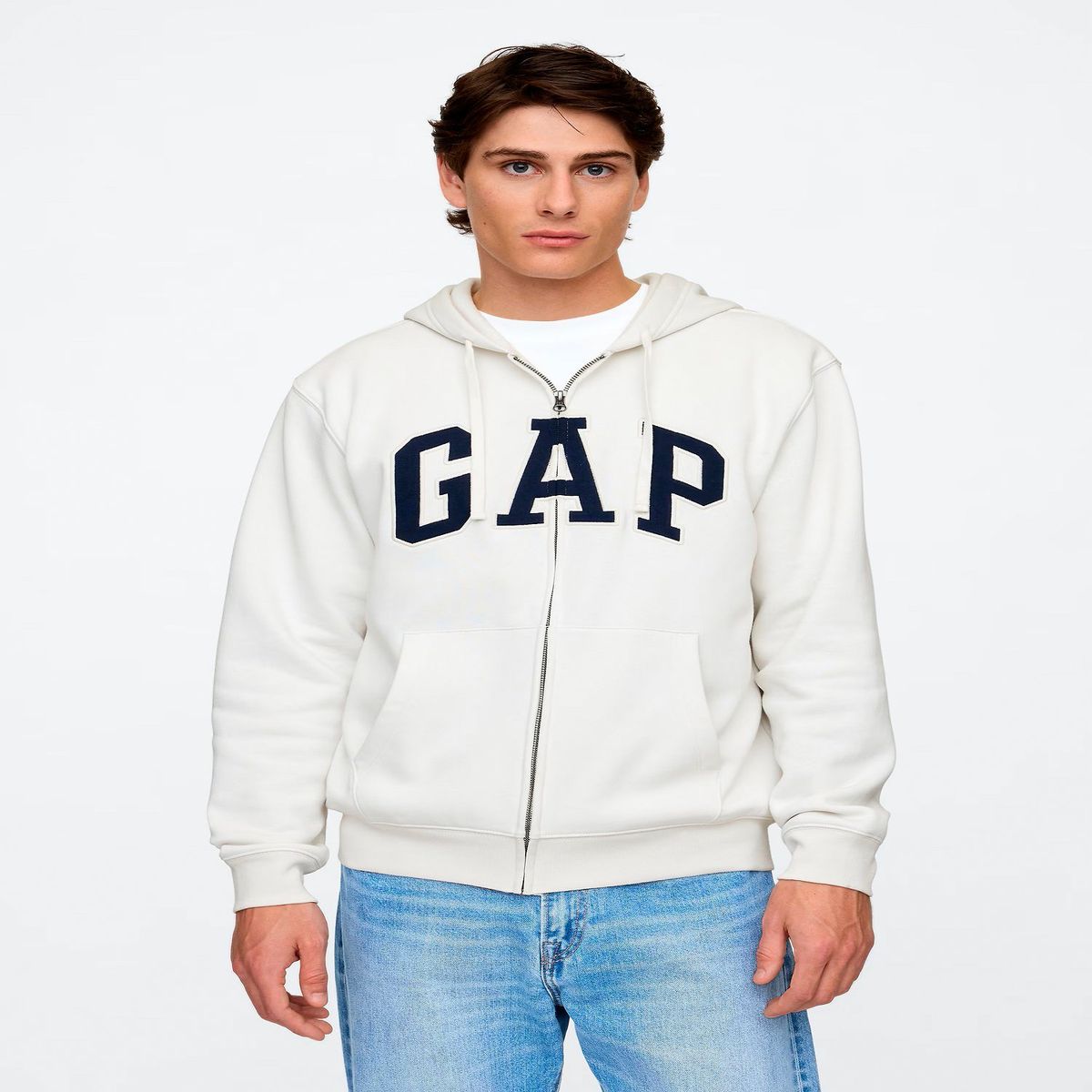 GAP - Polera Logo Full Zip Hombre Gap